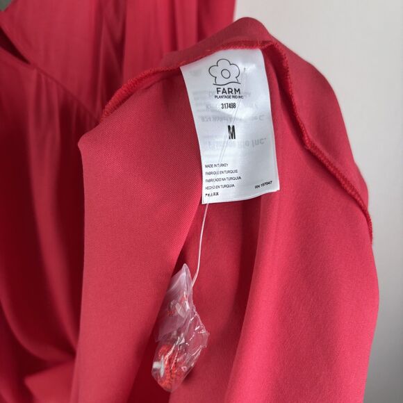 Farm Rio Red Cutout Maxi Dress - Picture 10 of 12